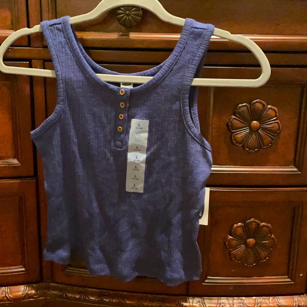 Old navy tank navy blue 10/12